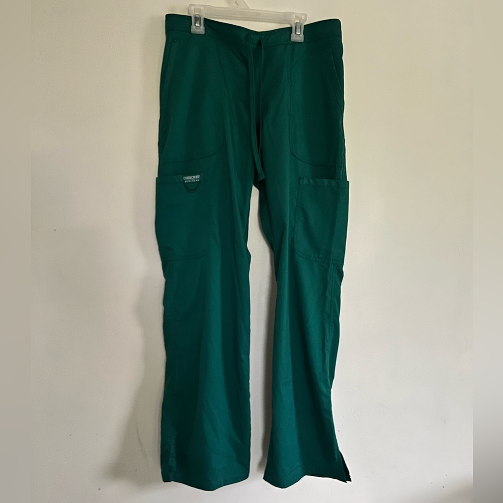 Cherokee Workwear Green Scrub Pants Size Small Petite